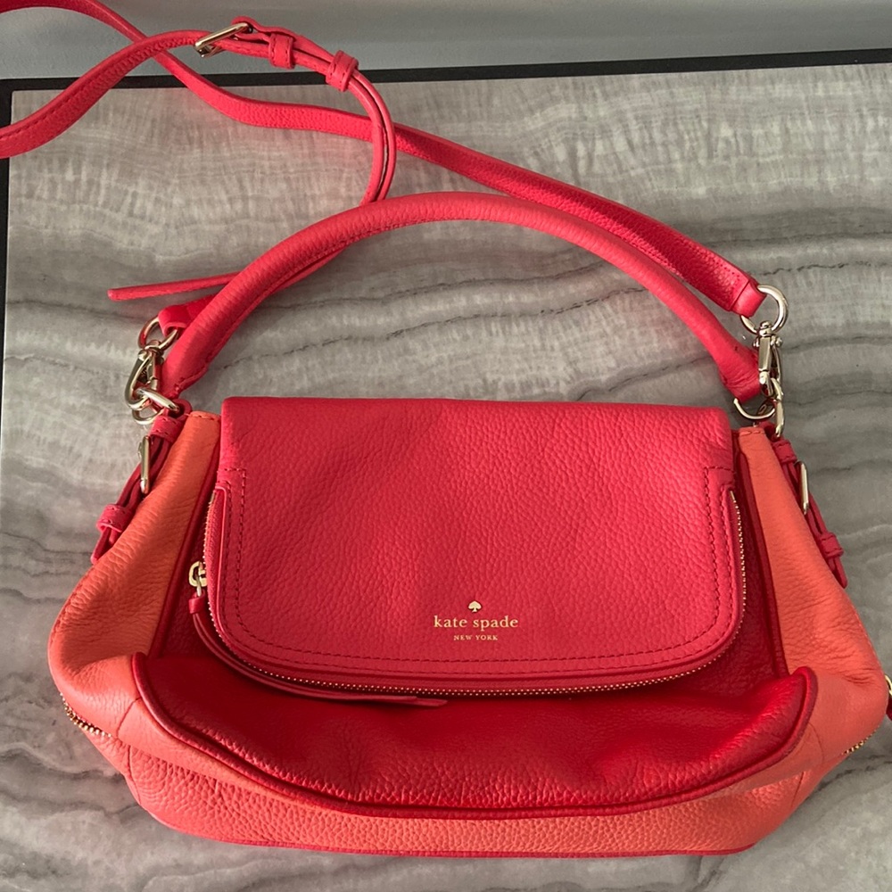 Kate spade color block top handle crossbody